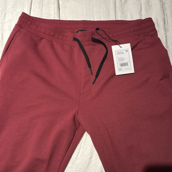 NWT THEORY ESSENTIALLY SWEATPANT IN DARK SIERRA SIZE L - Picture 2 of 4